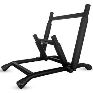 Heavy-Duty Metal Adjustable <b>Guitar</b> Amplifier Stand Low-Profile Folding Collapsible Musical Instrument Stand - Product Image 1