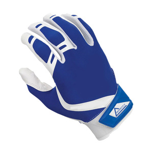 Gants de frappe de baseball professionnels en cuir blanc/bleu, protection confortable des mains, design personnalisable, logo, service OEM - Product Image 4