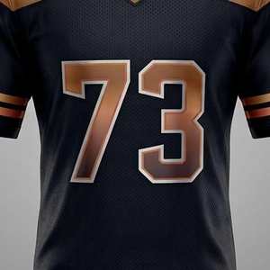 Maillot de football américain entièrement sublimé personnalisé – Promotion en gros, pas cher, avec possibilité d'ajouter des noms, pour adultes, respirant, manches courtes, chemises et hauts - Product Image 5