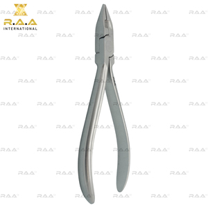 Pince à bec d'oiseau dentaire avec coupe-fils/coupes-élastiques TC, qualité supérieure R.A.A. INTERNATIONAL pour orthodontie - Product Image 4