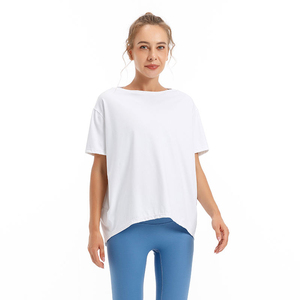 Camiseta Deportiva Holgada de Manga Corta para Mujer, Ideal para Yoga, Fitness y Deportes al Aire Libre - Product Image 2