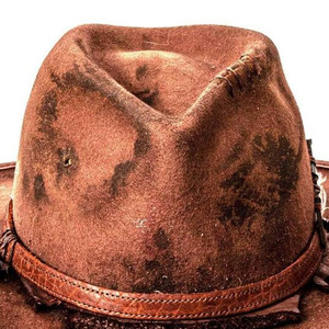 Chapeau de cowboy à large bord en laine 100% marron - Unisexe Adulte Casual Extérieur Quatre Saisons GENERSA SPORTS 50-52cm - Product Image 5