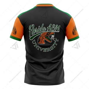 Maillot de football brodé personnalisé HBCU FAMU pour adultes et jeunes – Tenue de football unisexe pour l'école – Vêtements universitaires - Product Image 3