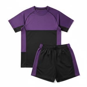 Custom Team Sports <b>Compression</b> Uniform Breathable Sublimation Soccer Jersey Leggings Set Elastic <b>Mens</b> Gym Activewear - Product Image 1