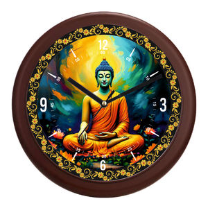 Horloge murale de luxe Liviya Radha Krishna avec personnalisation pour la décoration de la maison - Édition Fête des Mères et Noël - Product Image 4