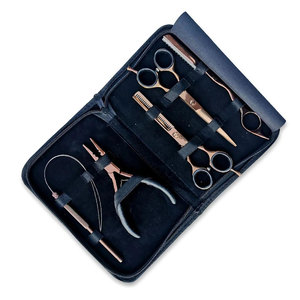 Juego de Herramientas de Maquillaje para Extensiones de Cabello de Alta Calidad con Pinzas Profesionales, Tijeras, Kit de Eliminación de Extensiones de Cabello, Acero Inoxidable, Salón de Belleza - Product Image 5