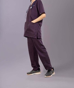 Tenues médicales confortables en tissu extensible de haute qualité, ensembles de blouses d'hôpital, denim unisexe, été - Product Image 2