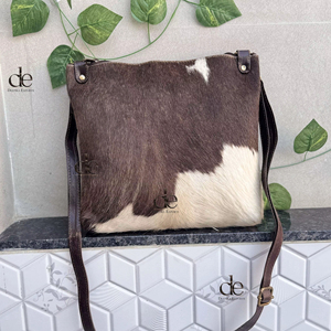 กระเป๋าถือหนังหนังวัวตะวันตกผมมีสไตล์บนซ่อนหนังขนกระเป๋าถือแฮนด์เมดมีสไตล์อเนกประสงค์กระเป๋าผู้หญิงของขวัญ - Product Image 1