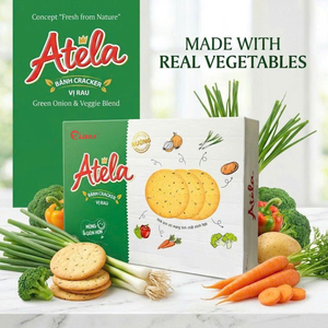 |ODM Service| Irresistibly Crispy Atela Vegetable Crackers Crispy Onion <b>Biscuits</b> 342g - Offer Free Samples For Testing - Product Image 1