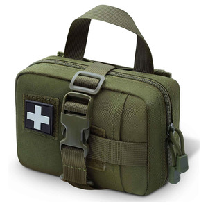 Botiquín de primeros auxilios de cuero impermeable de calidad premium para emergencias en camping, senderismo y viajes al aire libre a un precio razonable. - Product Image 1