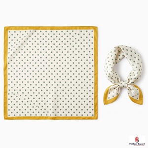 Écharpe Courte Imprimée de Haute Qualité, Tissu Personnalisé avec Logo, Étiquette Blanche, Fabricant Textile OEM ODM, Marque Privée, Exportation - Product Image 5
