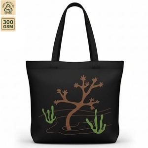 Sac fourre-tout de plage en toile de coton non laminée 300 GSM, 42x32x14 cm, avec logo personnalisé, vente en gros, OEM, marque privée, modèle SS239A - Product Image 1
