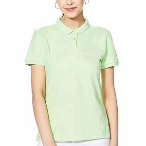เสื้อโปโลผู้หญิงคุณภาพสูงรุ่นใหม่ปี 2026 สีพื้น ผ้าฝ้ายอย่างดี ราคาสมเหตุสมผล - Product Image 1