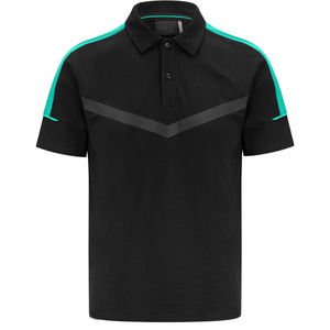 Mens Polo Shirt Breathable Textured Fabric <b>Classic</b> Smart Casual Summer Top - Product Image 6
