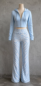 Conjunto de Sudadera con Capucha y Pantalones de Algodón con Estampado de Leopardo Rojo para Mujer, Corte Ajustado, Secado Rápido, para Uso Diario - Product Image 5
