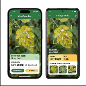 แอป RoyalCraft สำหรับตรวจจับโรคพืชผลเพื่อสุขภาพพืชผลทางการเกษตร สำหรับ iOS/Android/Mac - Product Image 2
