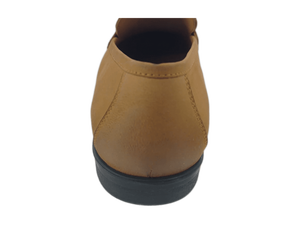 Mocassins en daim pour hommes, bout rond, avec boucle décorative, couleur unie, respirants, pour toutes les saisons, chaussures décontractées - Product Image 2