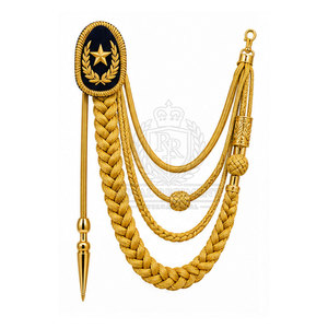 Aiguillettes personnalisées avec un design détaillé et une coupe confortable pour les vêtements formels et les tenues professionnelles - Product Image 6