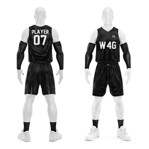 Ensemble de shorts et maillot de basket-ball personnalisés avec logo, uniforme d'équipe pour hommes, vêtements de sport par sublimation, fournisseur en gros OEM ODM - Product Image 1