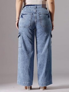 Retro Vintage Flare Women's Denim Jeans <b>Boot</b> Cut Mid Waist Eco-Friendly & Washable - Product Image 3