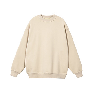 Sweat-shirt en molleton doux et épais 320 g/m² en coton pour homme, coupe oversize à col rond - Product Image 1