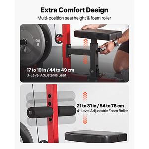 เครื่องดึงข้อศอกลง LAT Pull Down Machine 3 1 Row Cable Machine ระบบโฮมยิมพร้อมเบาะปรับระดับได้ 3 ระดับ และแผ่นรองโฟมปรับระดับได้ 4 ระดับ - Product Image 6