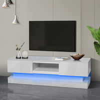Toptan Eğlence Merkezi Ahşap TV Konsol Sehpası Modern Led Televizyon Masası Oturma Odası İçin