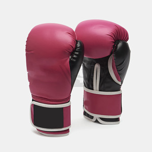 Gants de boxe personnalisés confortables avec fermeture auto-agrippante, en cuir, pour hommes, vente en gros - Product Image 1