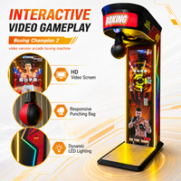 Neofuns Boxing Champion 2 Machine de boxe commerciale à monnayeur, jeu d'arcade vidéo de boxe pour centre de jeux