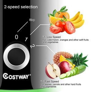 Centrifuga Elettrica a Bocca Larga a 2 Velocità per Frutta e Verdura - Product Image 2