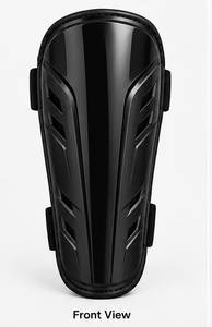 Espinillera Protectora Ligera Negra para Fútbol, Entrenamiento y Partidos - Product Image 6