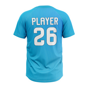 เสื้อเบสบอลแบบสั่งทำพิเศษ 2 กระดุม ชุดทีมซอฟต์บอล ผ้าโพลีเอสเตอร์ซับเหงื่อ ชุดกีฬา OEM ODM - Product Image 6