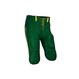 Conjunto de Uniforme de Fútbol Americano Team Marc, Verde, Sin Mangas, Cuello en V, Sublimado, Absorbente de Humedad, Jersey y Pantalones para Hombre Adulto - Product Image 6