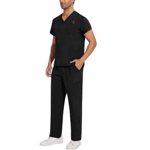 Tenue de travail professionnelle en tissu robuste pour assistants cliniques – Légère, construction robuste, uniforme d'hôpital gris - Product Image 2