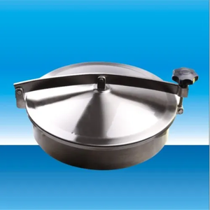 Tapa de registro atmosférica de acero inoxidable de 400 mm para acceso a tanques, uso industrial - Product Image 6