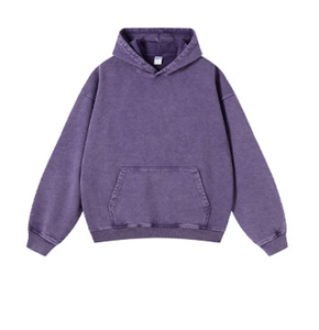 เสื้อฮู้ดโอเวอร์ไซส์สีชมพูแบบยูนิเซ็กซ์ แขนยาว ทรงปกติ สีพื้น มีกระเป๋า สวมใส่สบายๆ สำหรับฤดูใบไม้ร่วง ผลิตจากผ้าฝ้าย 100% แบบเฟรนช์เทอร์รี่ถัก - Product Image 5