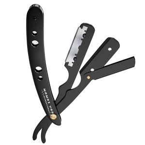Rasoir droit professionnel en acier inoxydable avec verrou pivotant pour hommes, rasoir de sûreté pour barbier, logo personnalisé, marque OEM, professionnel - Product Image 5