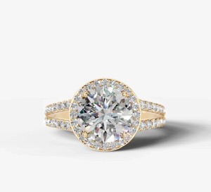 Anillo de Moissanita con Corte Geométrico, Plata de Ley 925, Chapado en Oro, Anillo de Compromiso, Boda, Novia, Promesa, de Lujo - Product Image 1
