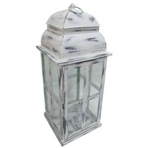 Square <b>Lantern</b> With Handle Black Colour Small Size Hanging & <b>Decorative</b> <b>Lantern</b> for Home & Wedding Decoration Candle Holder - Product Image 4