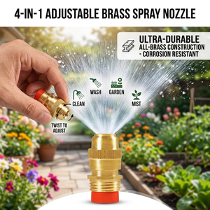Tête d'arrosage réglable en laiton à 360 degrés pour système d'irrigation de jardin, buse de pulvérisation à jet de balle - Product Image 2