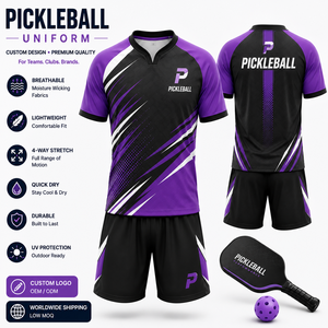 Fabricante de Uniformes Personalizados para Equipos de Pickleball, Camisetas de Pickleball por Sublimación, Proveedor de Ropa Deportiva al por Mayor OEM ODM - Product Image 3