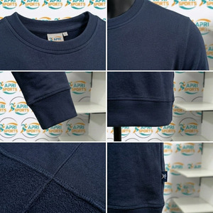 เสื้อสเวตเชิ้ตคอกลมทรงปกติสำหรับผู้ชาย สีพื้น ผ้าถัก 100% คอตตอน โลโก้ด้านหน้า สวมใส่สบายๆ สำหรับฤดูหนาว ลดราคาพิเศษทางออนไลน์ - Product Image 5