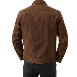 เสื้อแจ็คเก็ตผู้ชายคุณภาพสูง ระบายอากาศได้ดี เหมาะสำหรับฤดูหนาว ผลิตจากผ้าแคนวาสเคลือบแว็กซ์ 100% ผ้าฝ้าย พร้อมกระเป๋าหน้าสี่ช่อง - Product Image 6