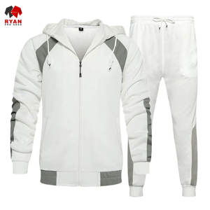 Survêtement pour homme Ryan Pro Gear, coupe classique, écologique, 100% polyester, design 2-en-1, taille élastique, poches latérales, hiver - Product Image 4