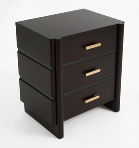 Table de chevet à 3 tiroirs, cadre de lit pour chambre à coucher, meubles en bois faits sur mesure, vente directe d'usine, mobilier d'intérieur en gros - Product Image 2