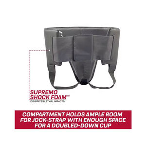 Protector Inguinal Ligero con Soporte Elástico de Ajuste Seguro, Equipo de Protección para Entrenamiento y Combate de Artes Marciales - Product Image 6