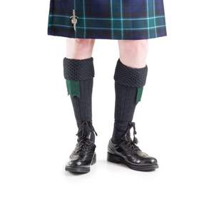 Calcetines Obexa Highland Piper de mezcla de lana, tradicionales escoceses, para kilt, banda de pipes, uniforme, Pakistán - Product Image 2