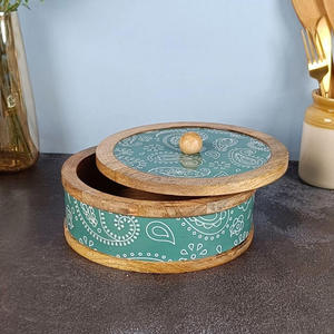 Marmite en bois avec couvercle résistant à la chaleur idéale pour servir des repas chauds ou stocker des aliments Ustensiles de cuisine durables et élégants pour un usage quotidien - Product Image 2