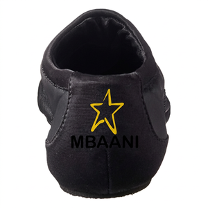 Chaussures de ballet souples pour femmes MBAANI, en cuir marron, semelle fendue, chaussures plates de danse jazz, chaussures d'entraînement - Product Image 6
