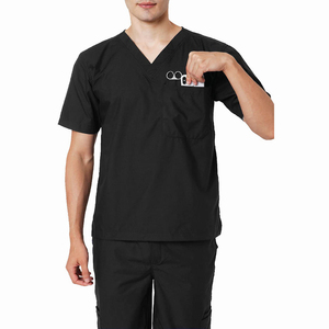Summer Customized Men High Quality Medical Uniforms Men Short Sleeve Breathable Nurse Hospital <b>Scrubs</b> <b>Sets</b> - Product Image 6